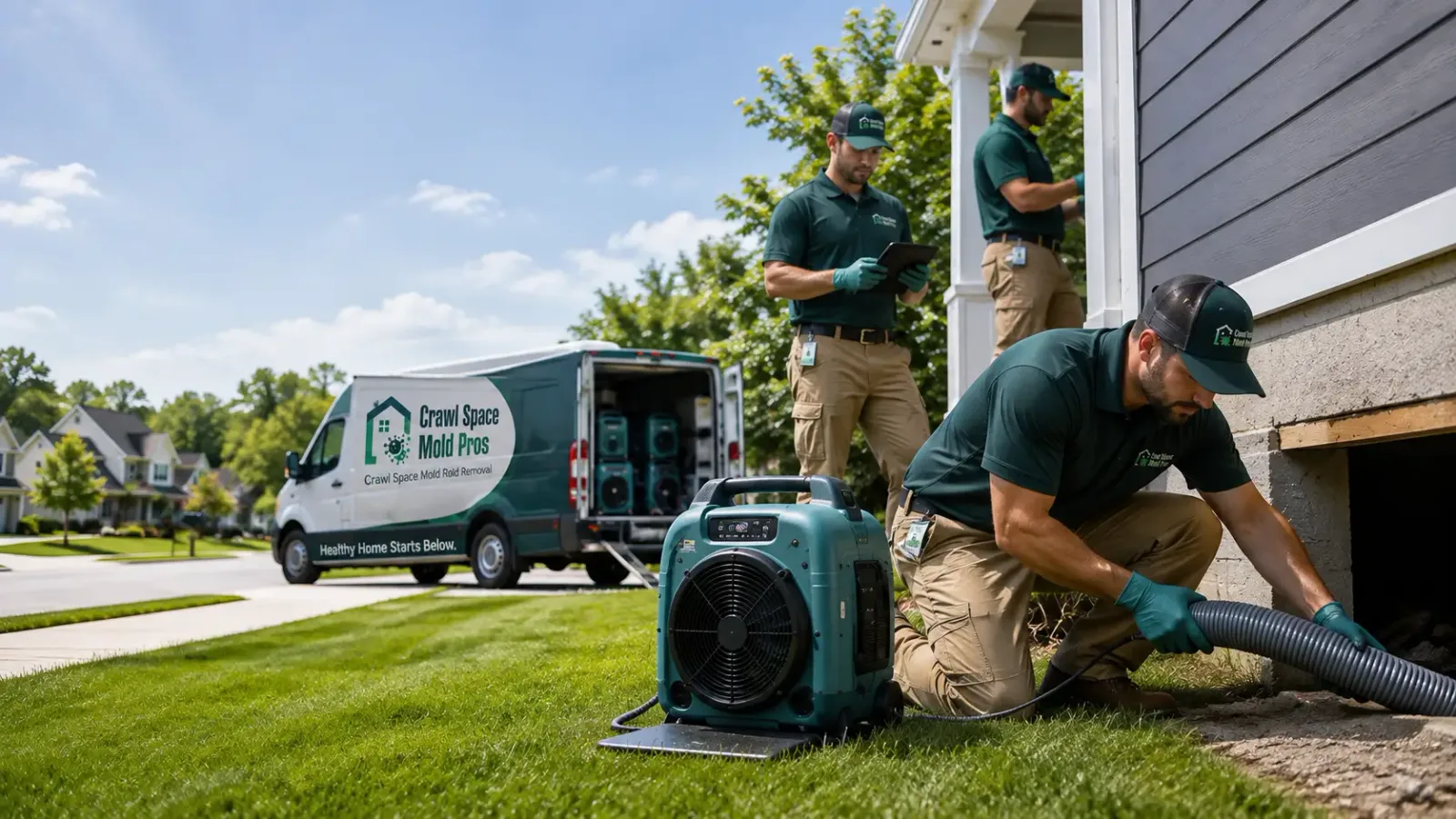 Crawl Space Mold Removal in Fort Yates, ND